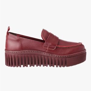 ART Brighton 1530 Red Platform Loafers size 40